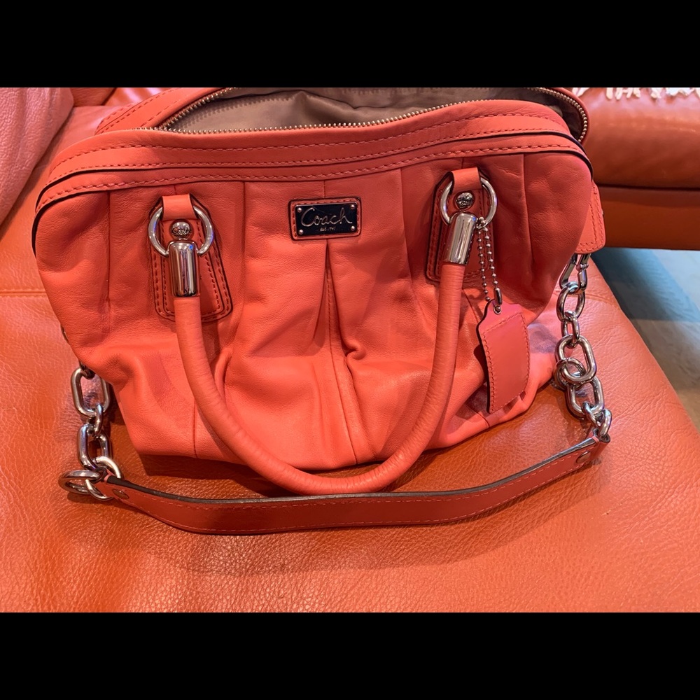 Pink Coach handbag